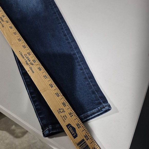 G Star Raw Jeans Mens 31x32 Slim 3301 Stretch Skinny Denim Button Fly Dark Wash - Picture 11 of 13